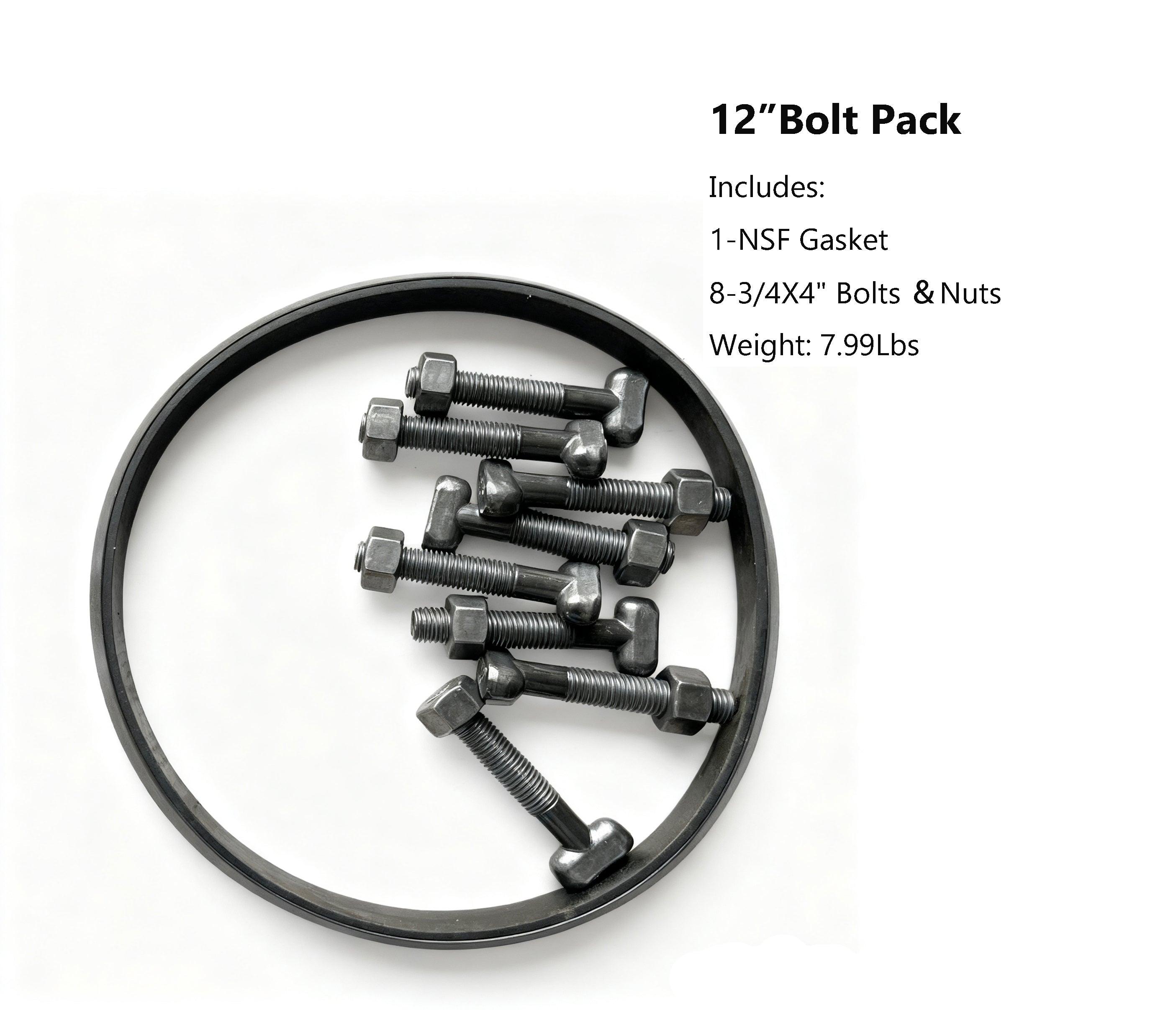 Bolt Pack (Series B Includes NSF Gasket, Bolts ＆ Nuts without Gland)