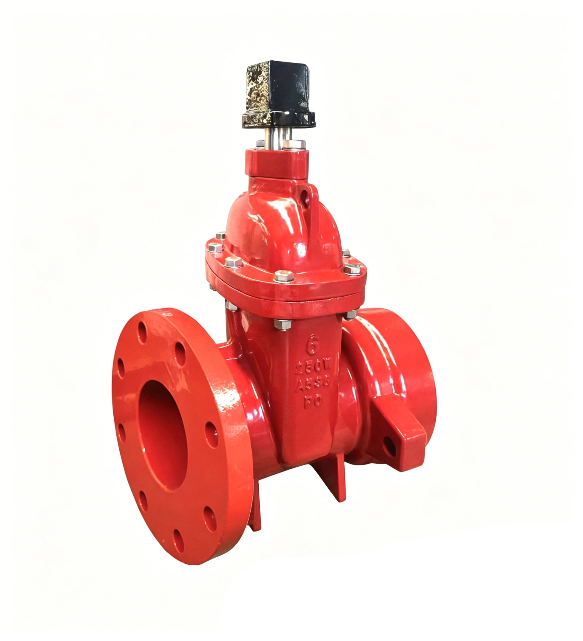AWWA C509 Push On x Flanged Joint Resilient NRS Gate Valve (JHZ005)