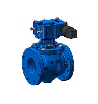 AWWA C517 Eccentric Plug Valve FLG x FLG Ends With Gearbox (KPL175-GH)