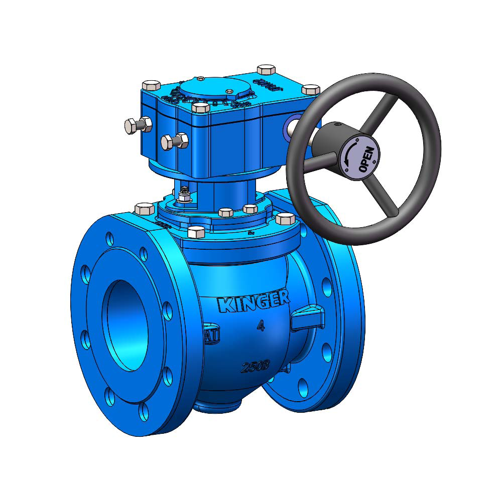 AWWA C517 Flanged Eccentric Plug Valve (KPL250-GH)