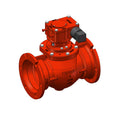 AWWA C517 Mechanical Joint Eccentric Plug Valve with Worm Gear and 2" Op Nut (MPL175-GH)
